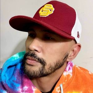 USED! USC Trojans 59Fifty  Meshback Cap